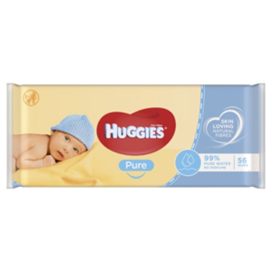 Picture of Huggies Pure Wipes 56s x10